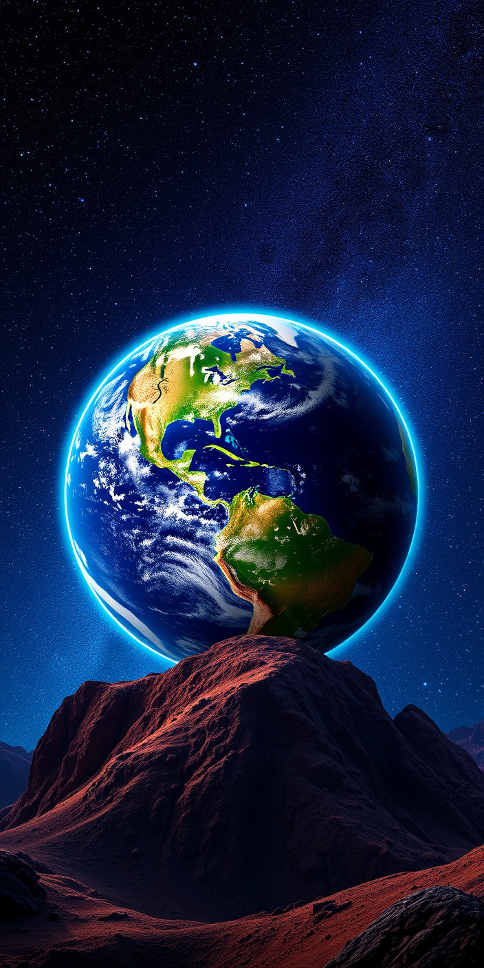 Earth 7 Phone Wallpaper