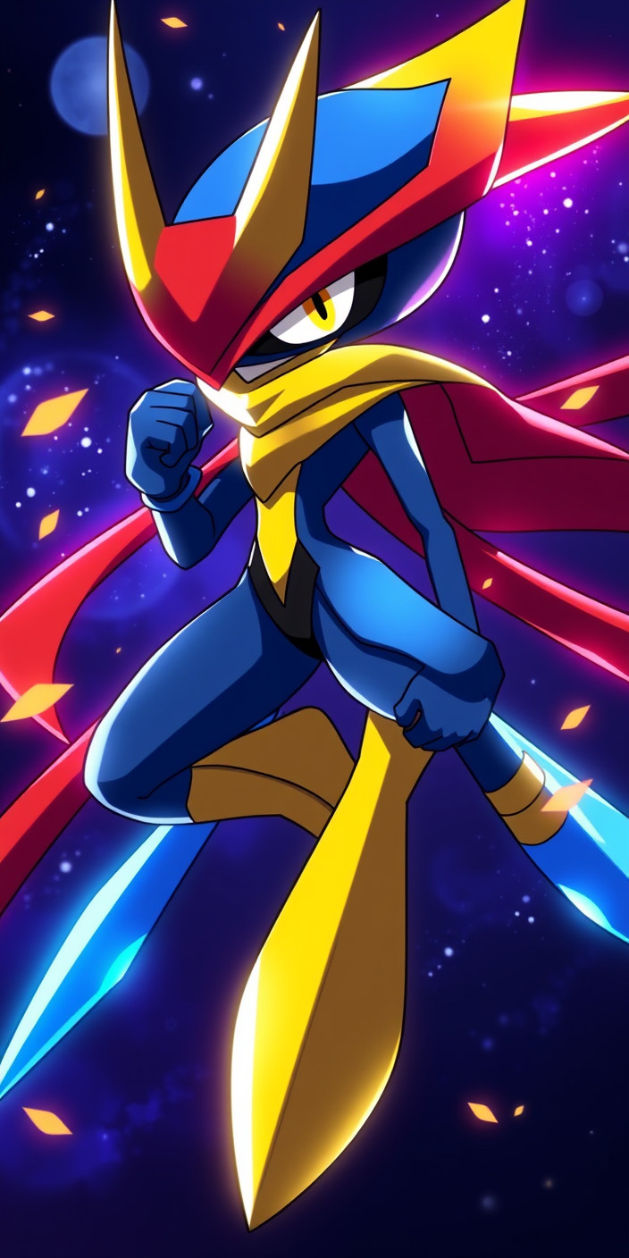 Ash greninja 12 Phone Wallpaper