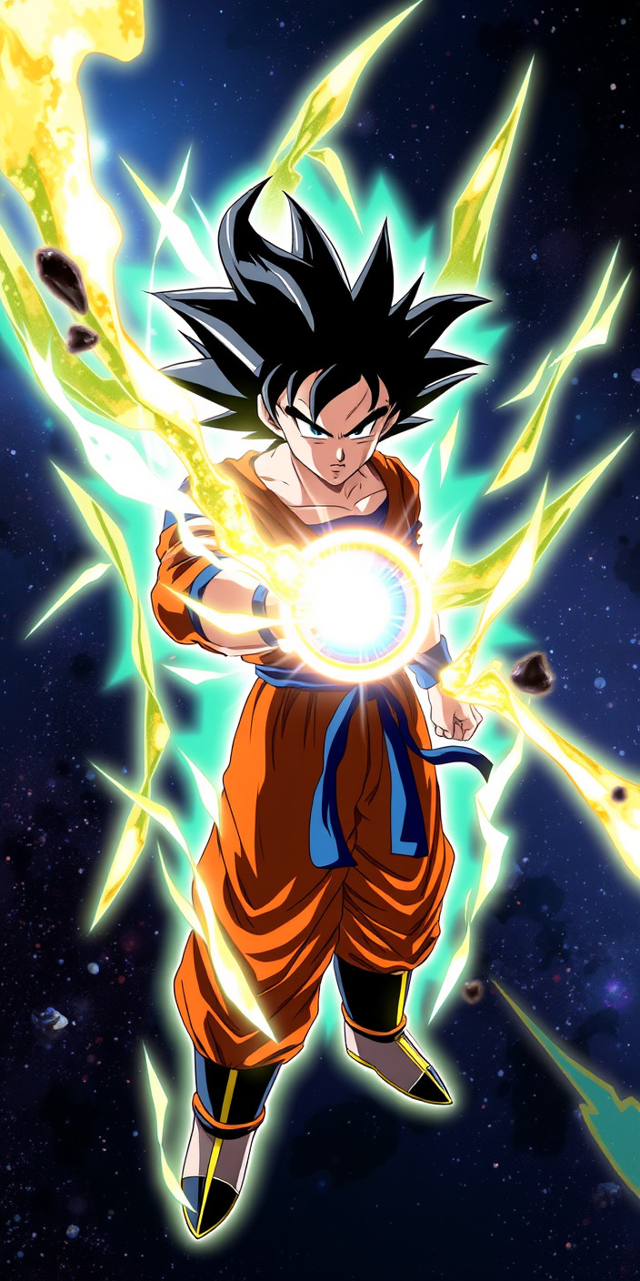 Ultra instinct goku 4 Phone Wallpaper