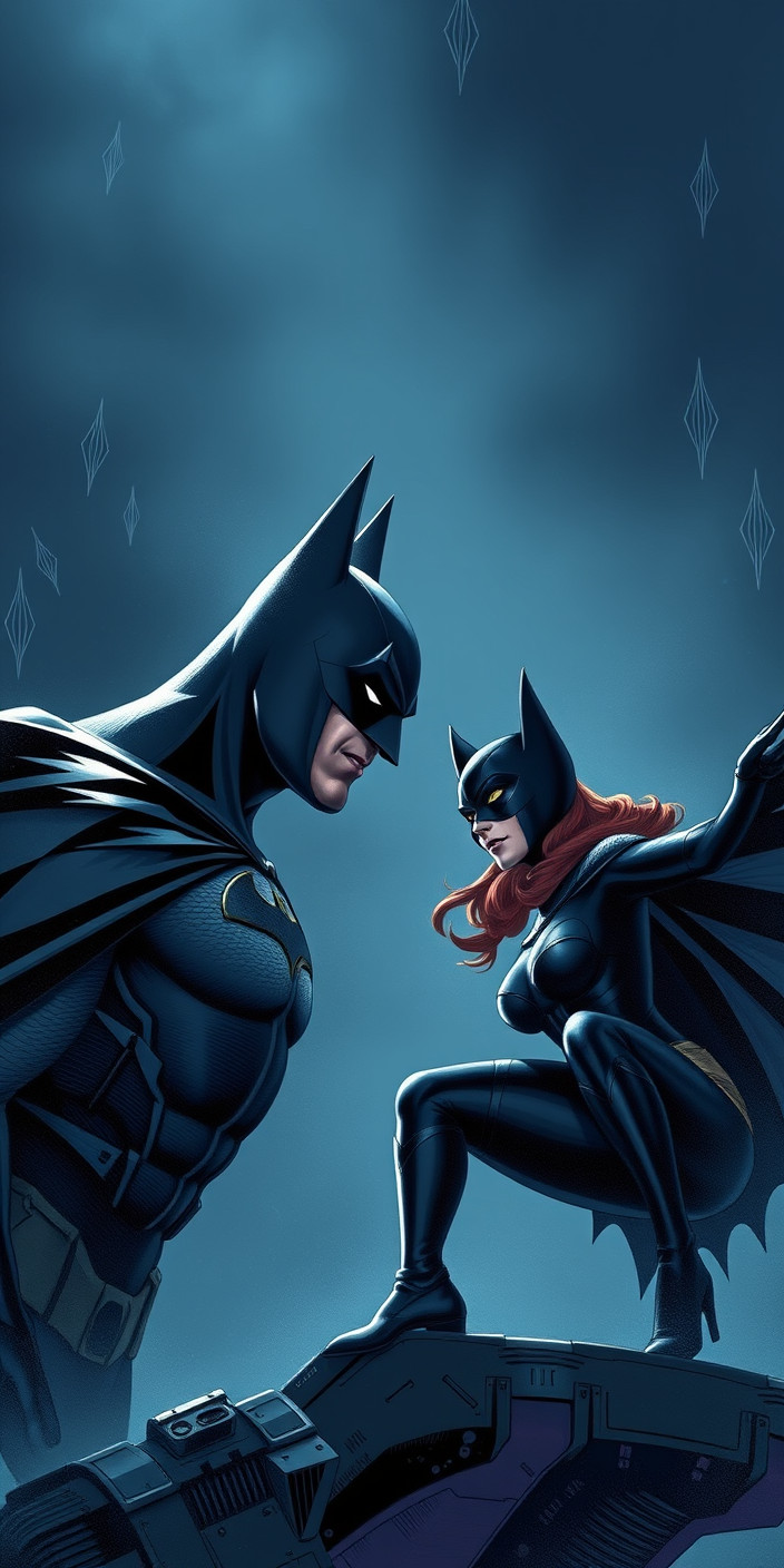 Batman and catwoman 8 Phone Wallpaper