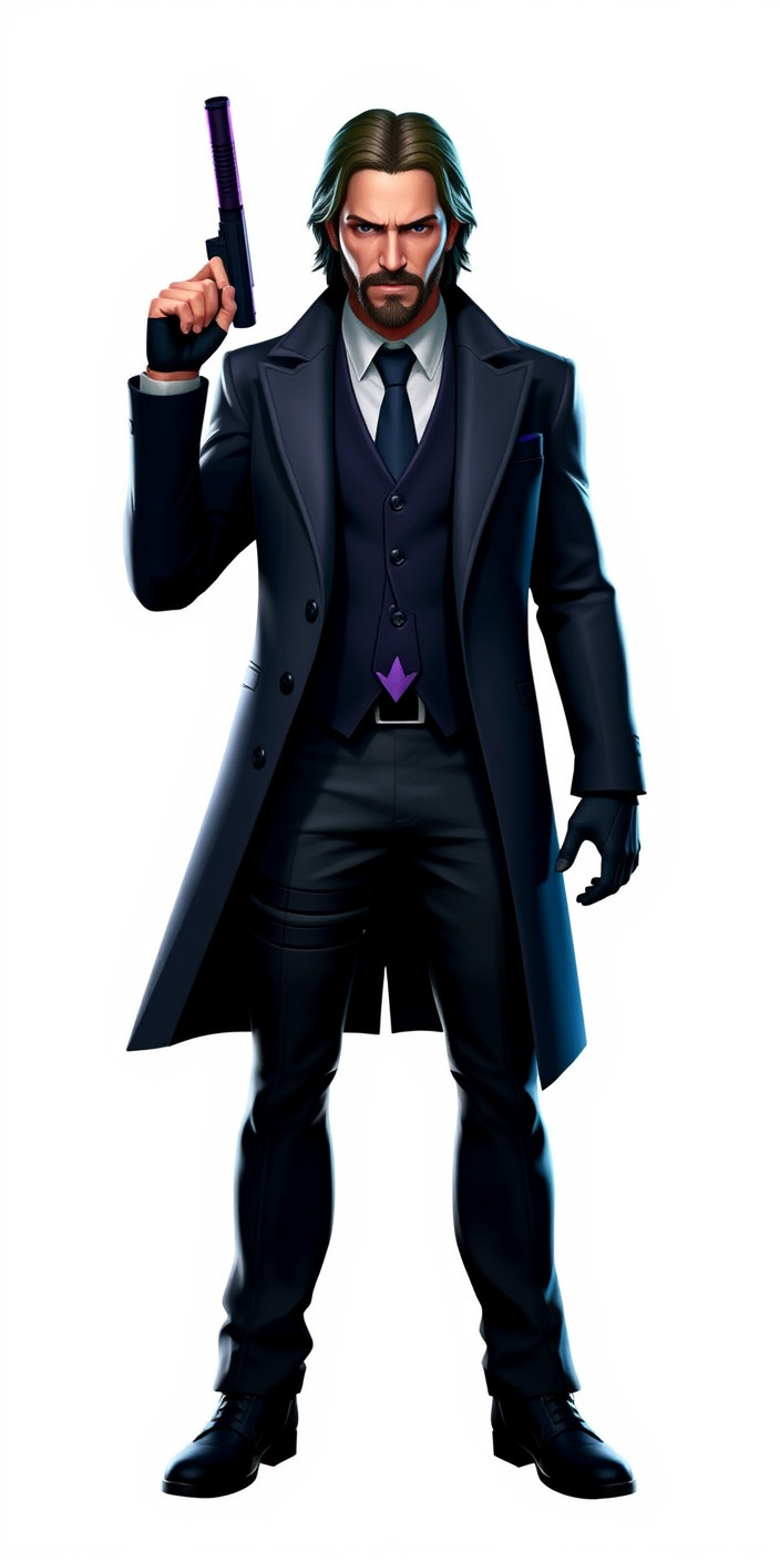 Fortnite john wick 2 Phone Wallpaper