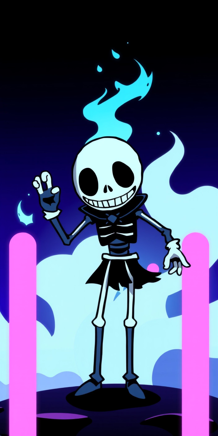 Undertale sans 8 Phone Wallpaper