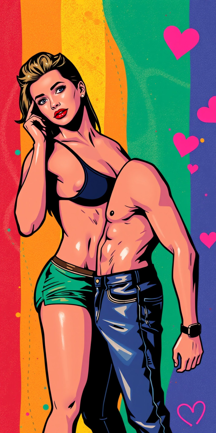 Bisexual  background 3 Phone Wallpaper