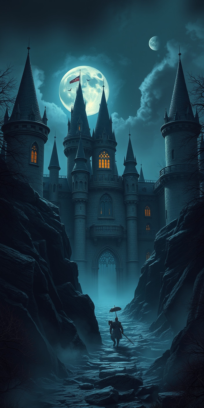 Dark castle 7 Phone Wallpaper