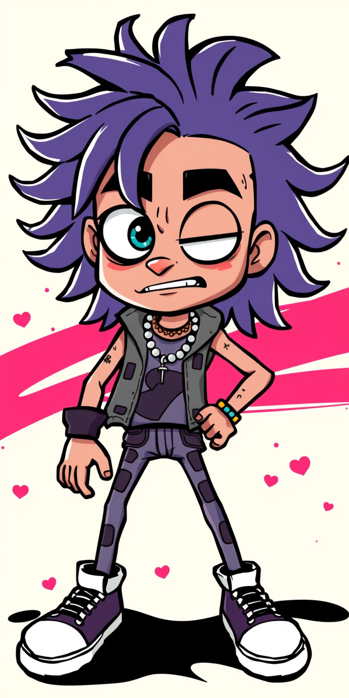 Lil pump cartoon 12 Phone Wallpaper