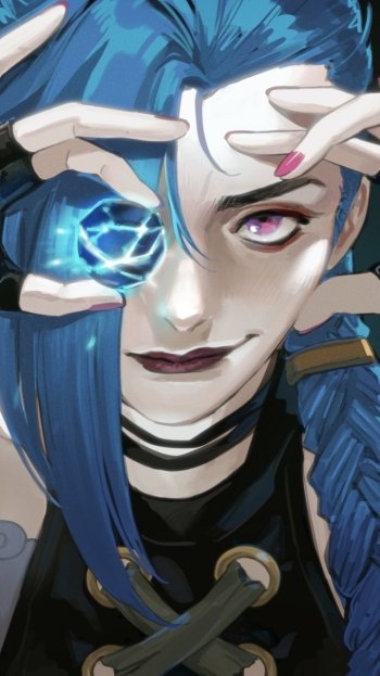 Jinx 5 Phone Wallpaper