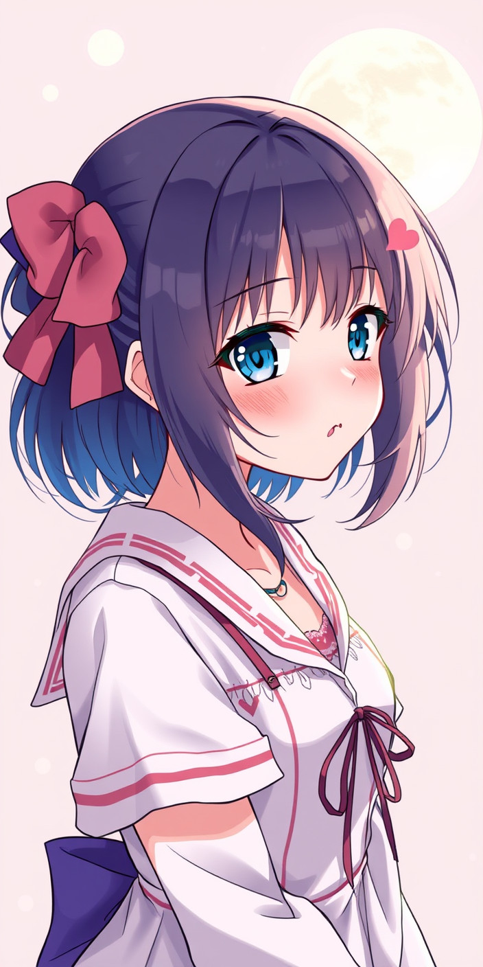 Cute anime girl 1 Phone Wallpaper