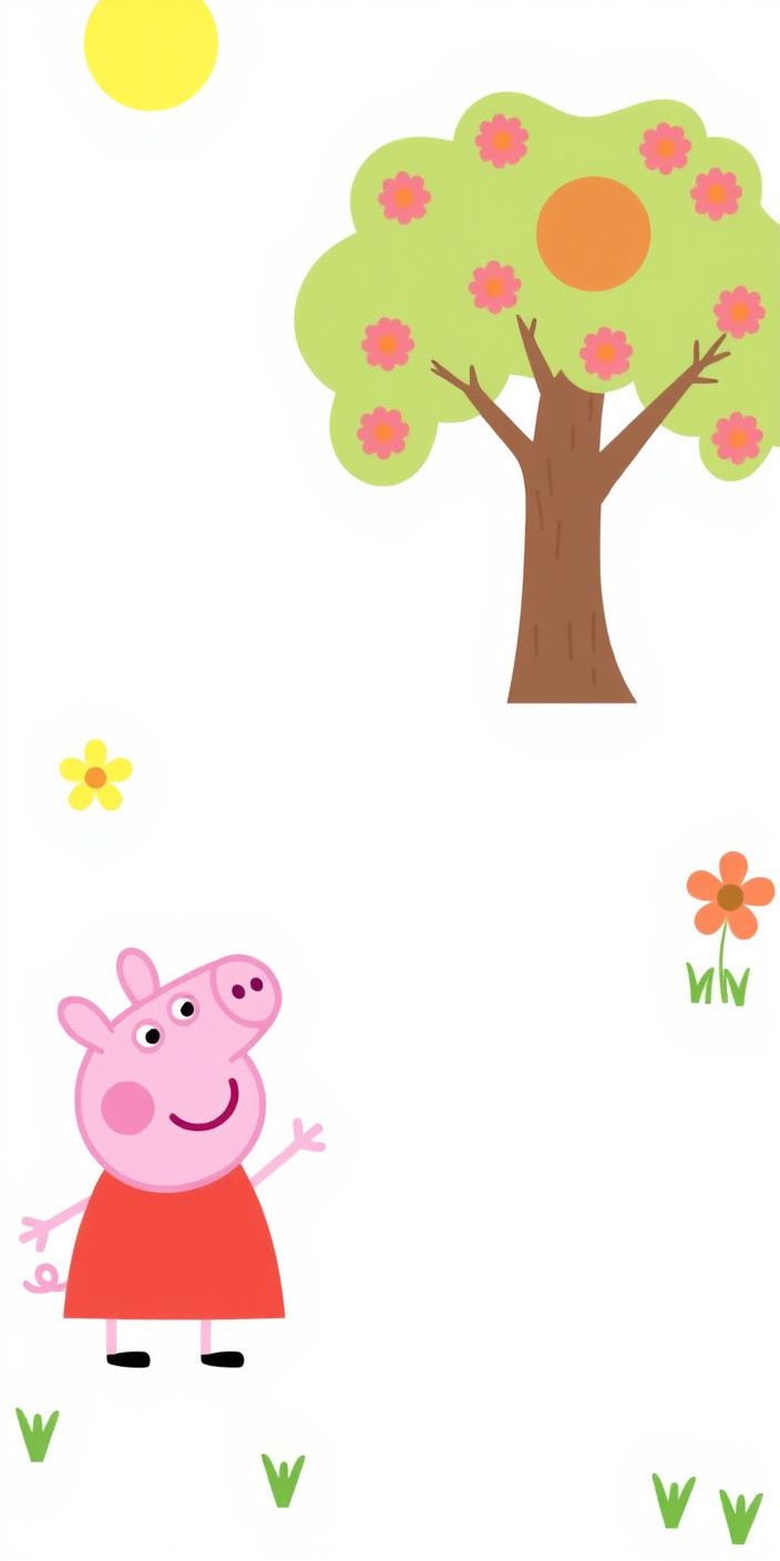 Peppa pig 1 Phone Wallpaper