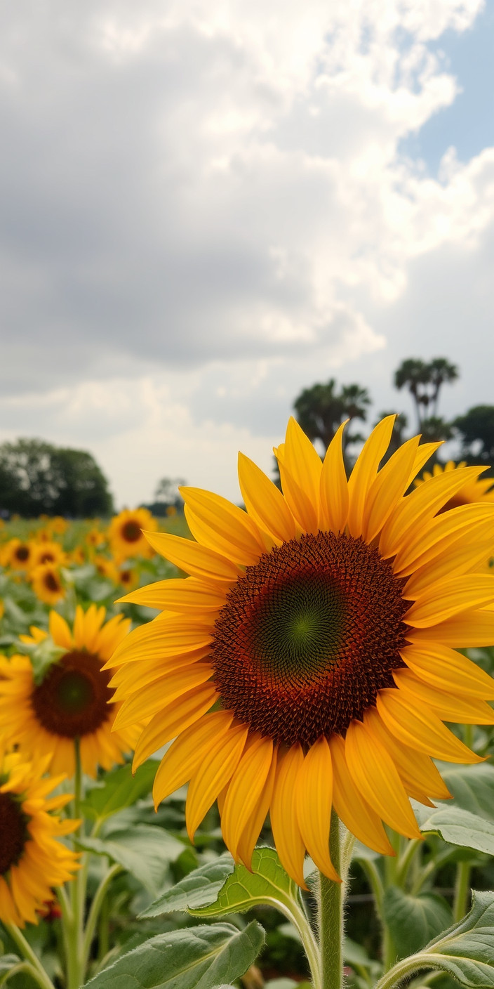 Sunflower aesthetic 7 Phone Wallpaper