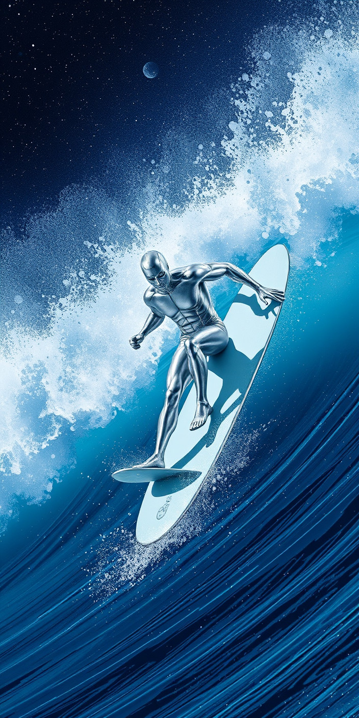 Silver surfer 4 Phone Wallpaper