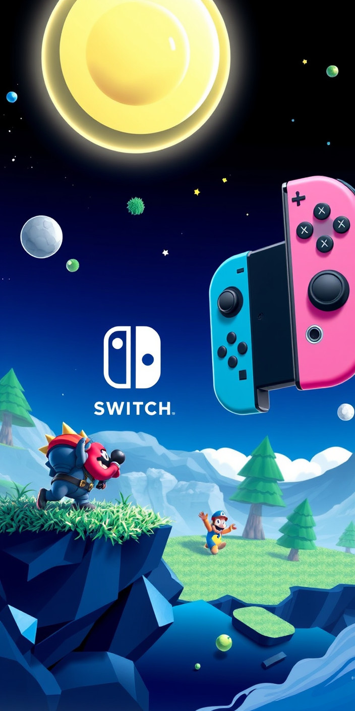Nintendo switch 4 Phone Wallpaper