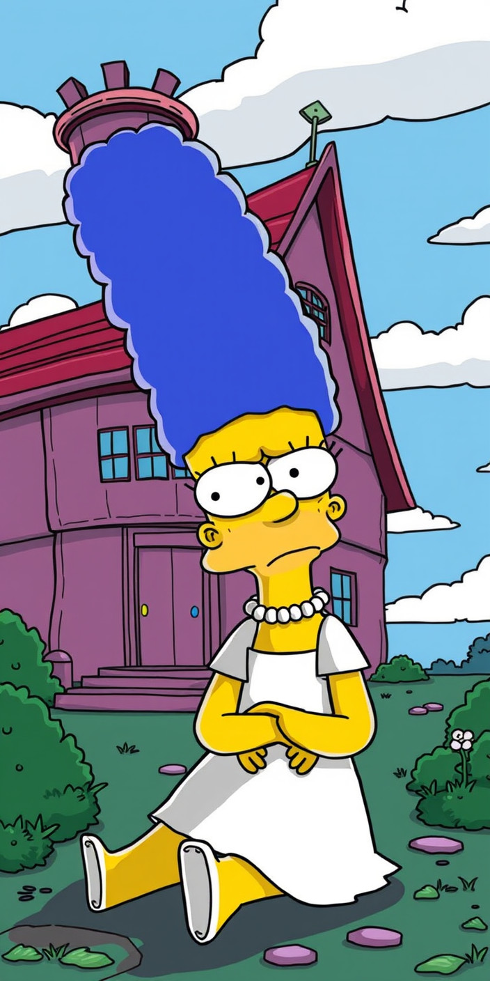 Simpsons  sad 9 Phone Wallpaper