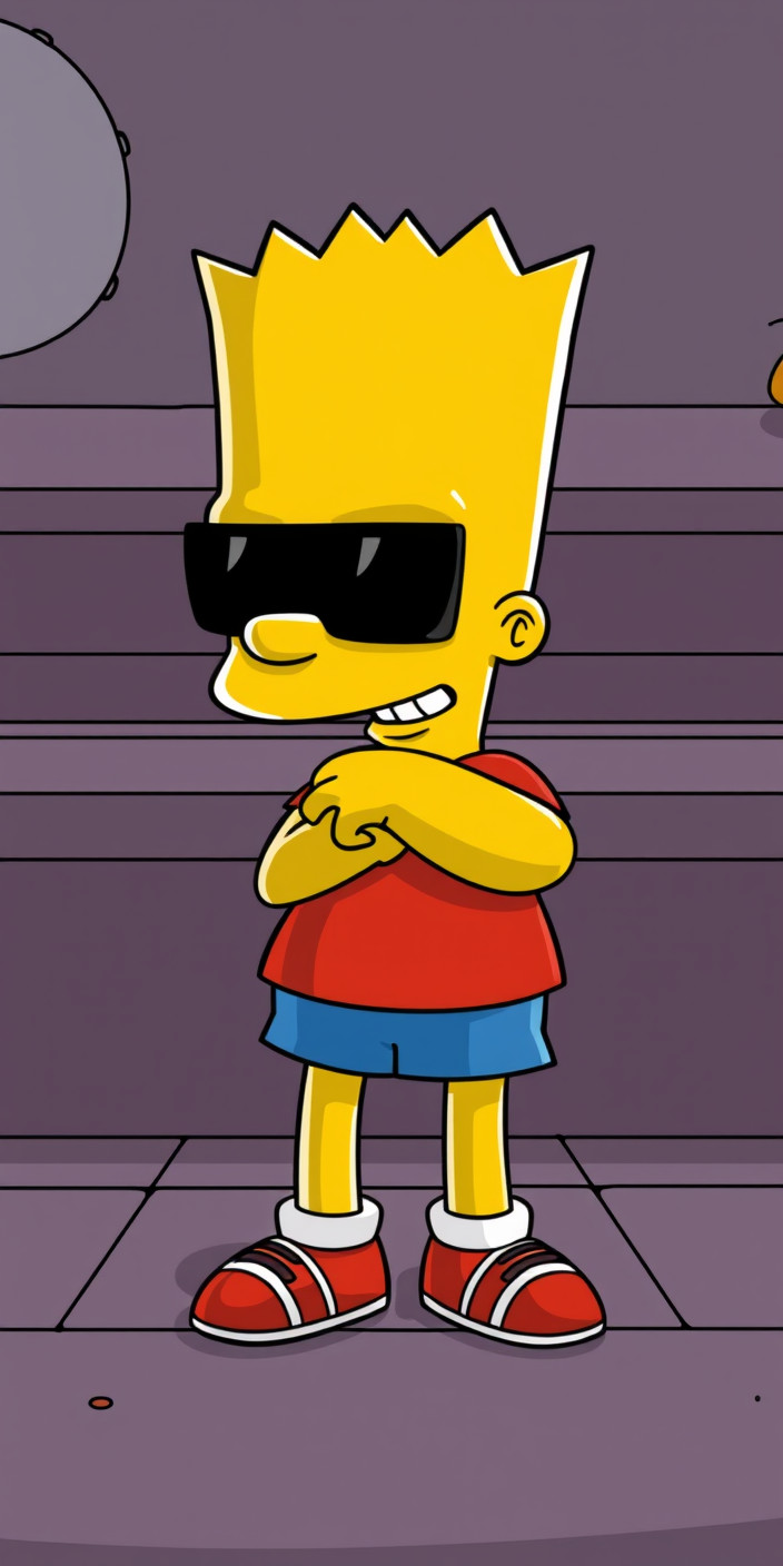 Bart simpson 9 Phone Wallpaper