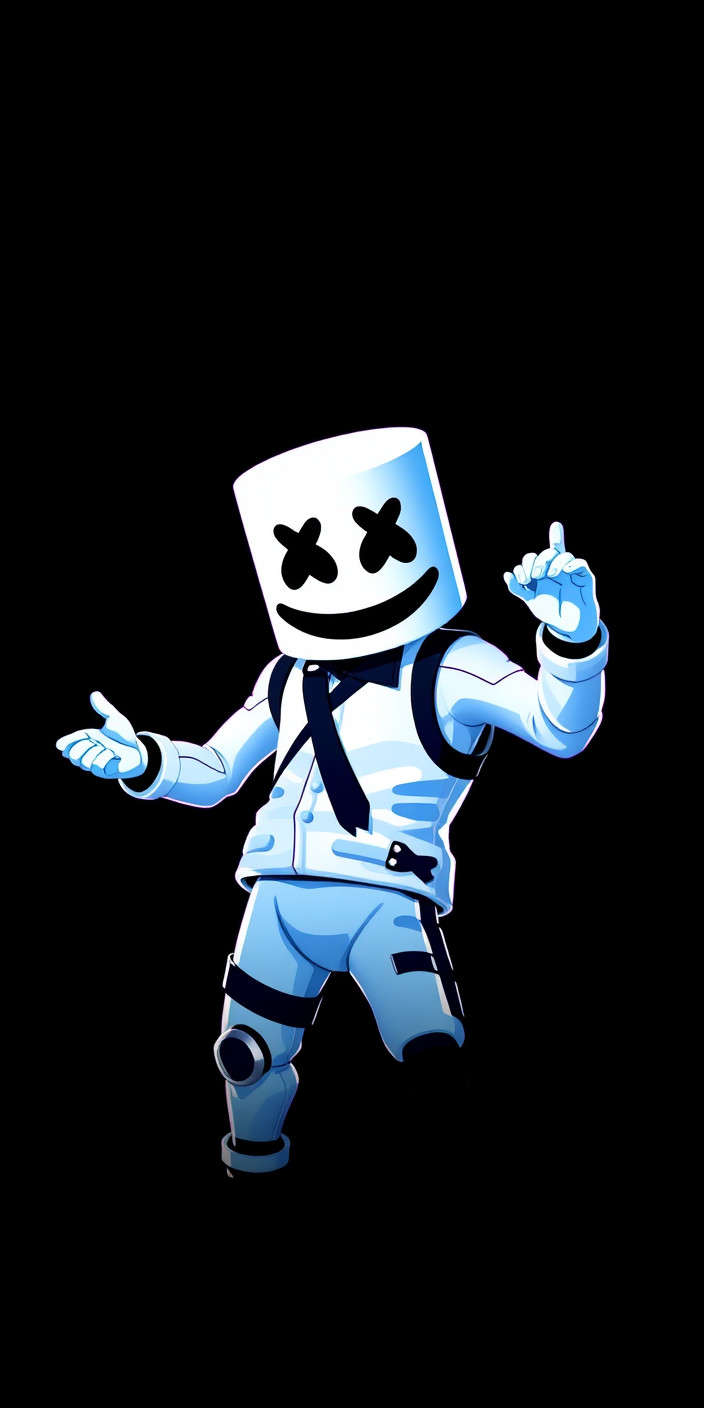 Marshmello fortnite 2 Phone Wallpaper