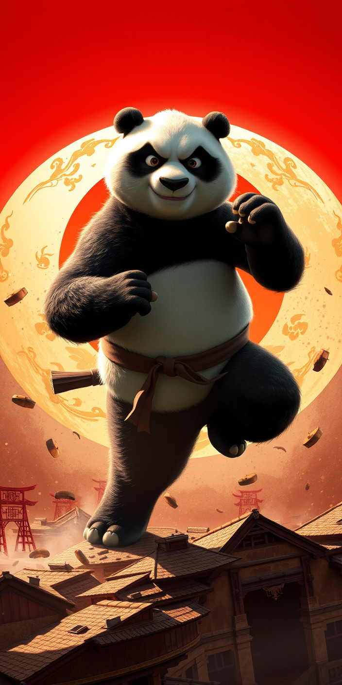 Kung fu panda 4 Phone Wallpaper