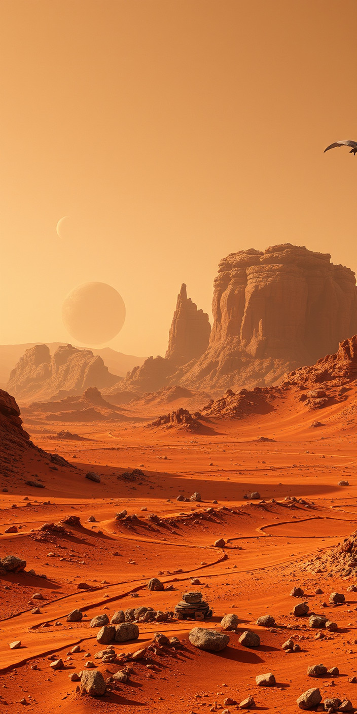 Mars 10 Phone Wallpaper