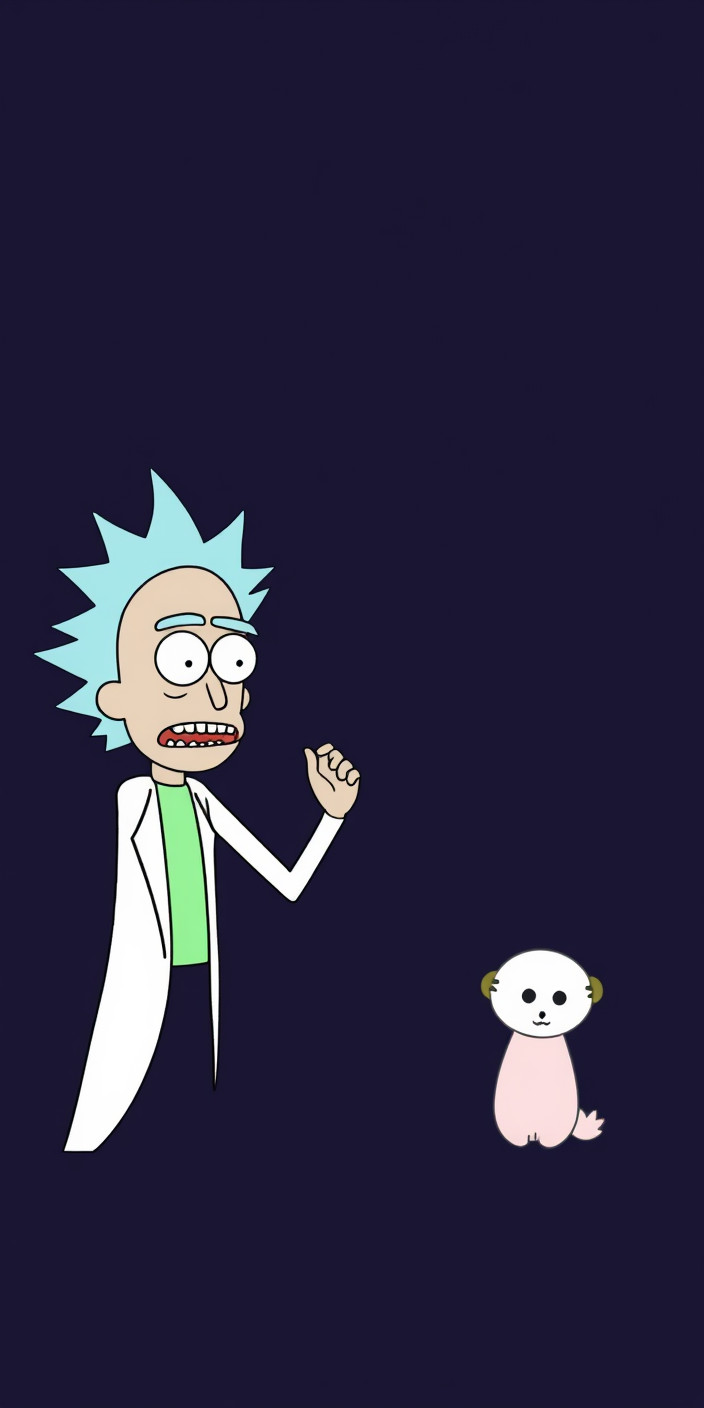 Rick and morty 1 Phone Wallpaper