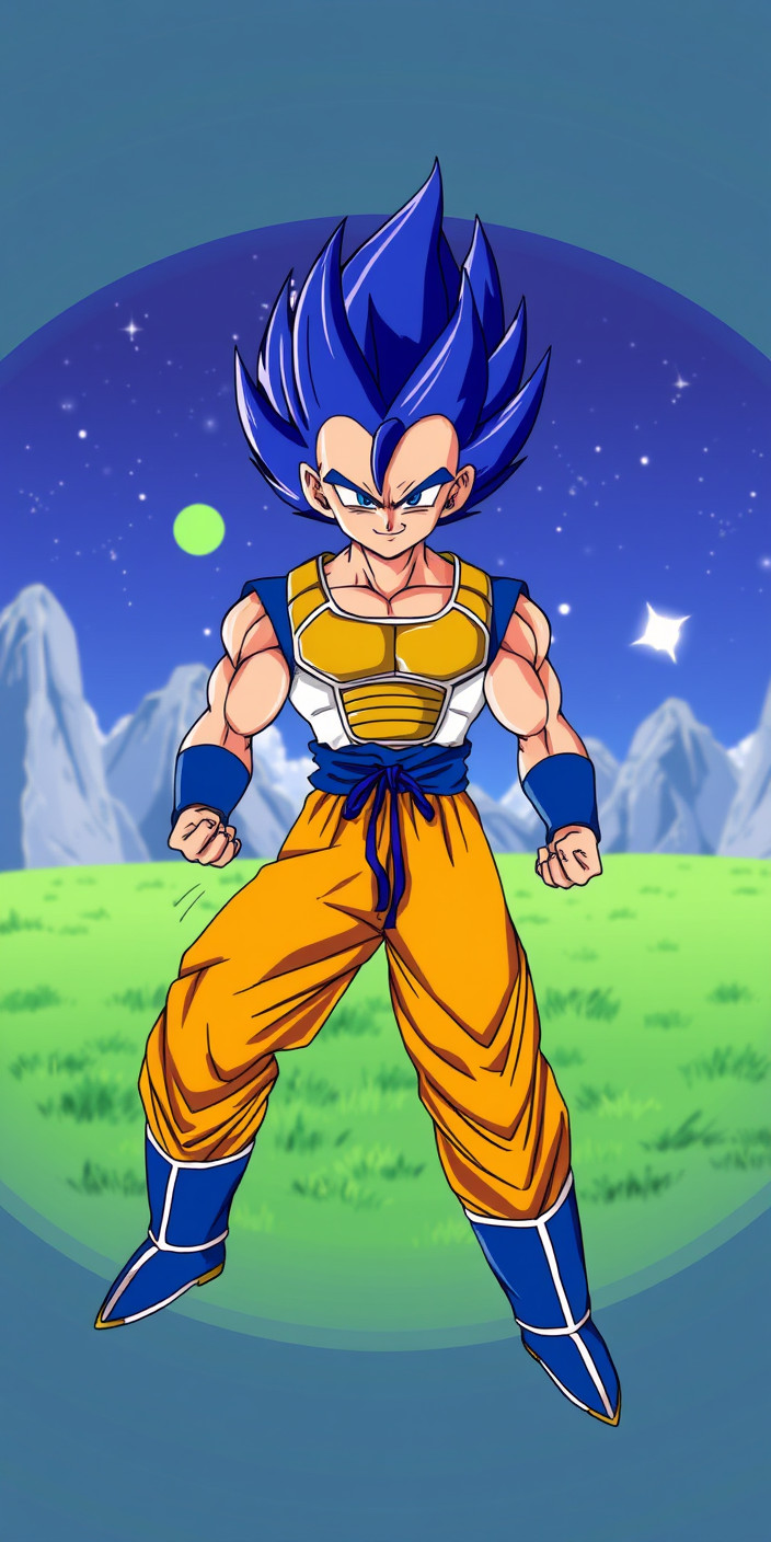 Vegeta 6 Phone Wallpaper
