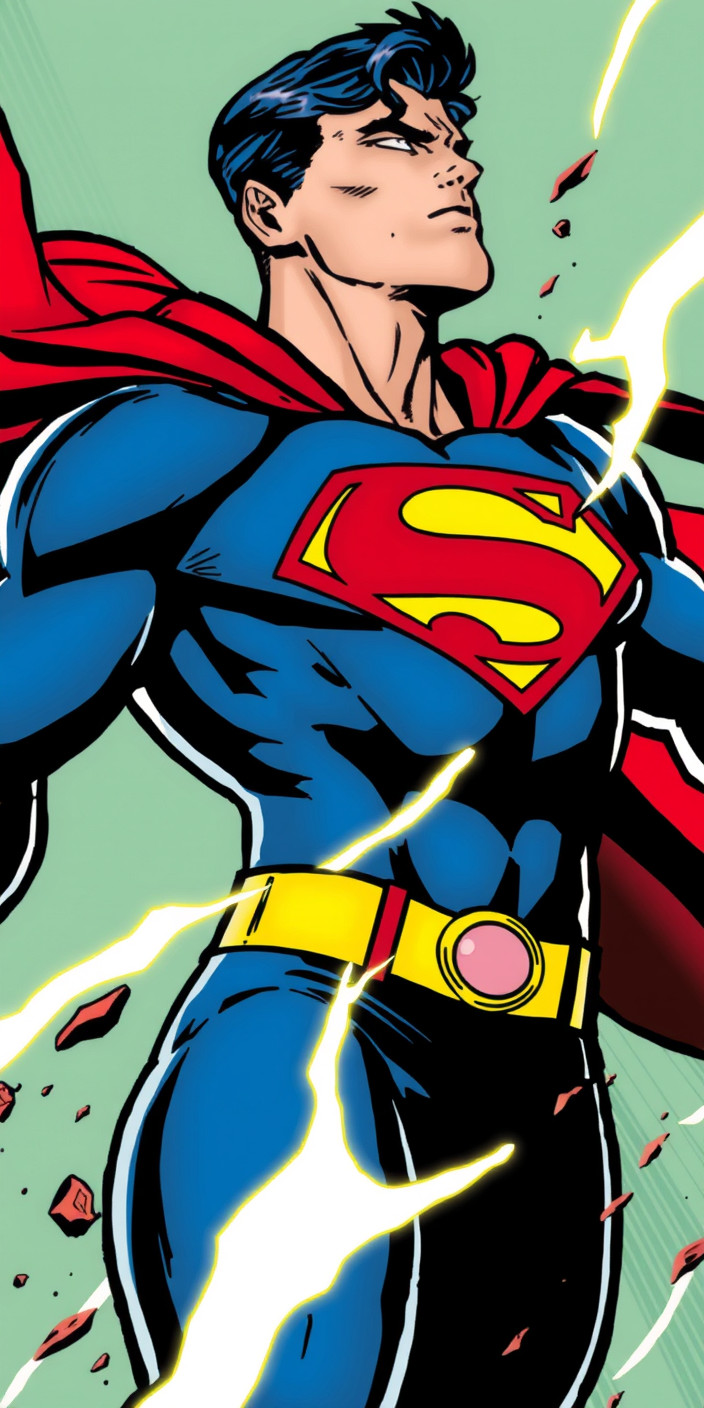 Superman comic 2 Phone Wallpaper