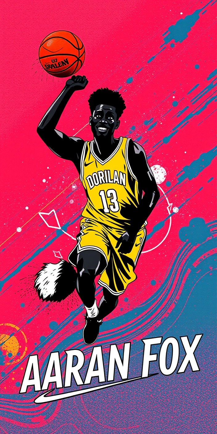 De'aaron fox 6 Phone Wallpaper