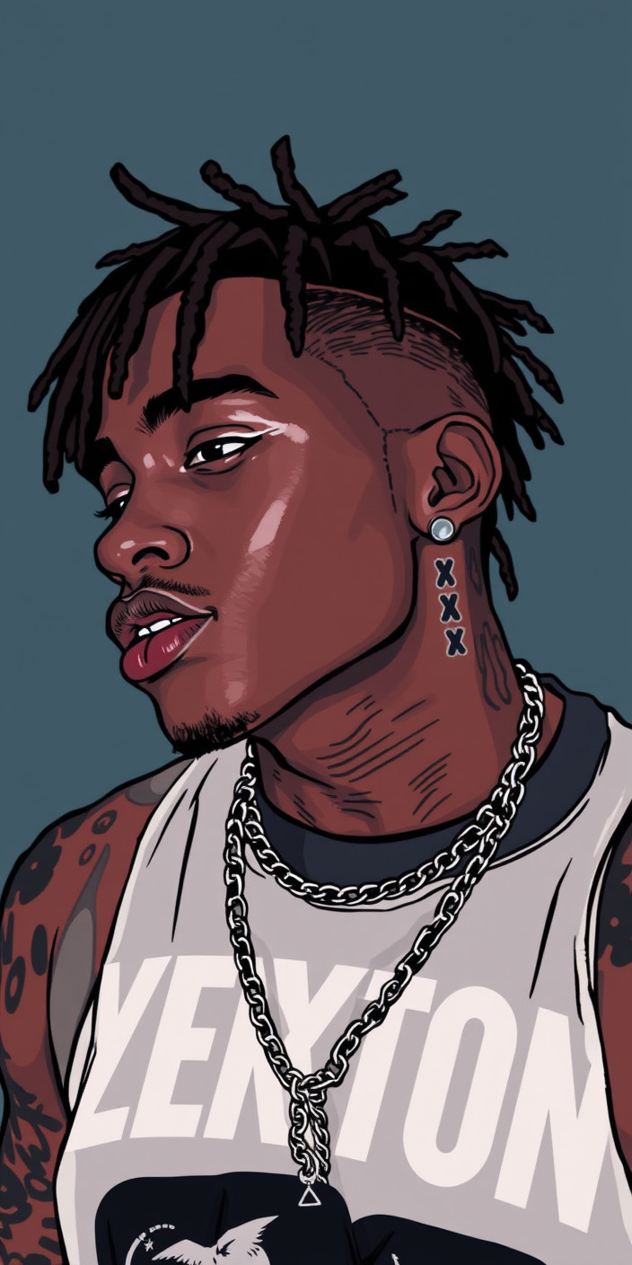 Xxxtentacion rip 7 Phone Wallpaper
