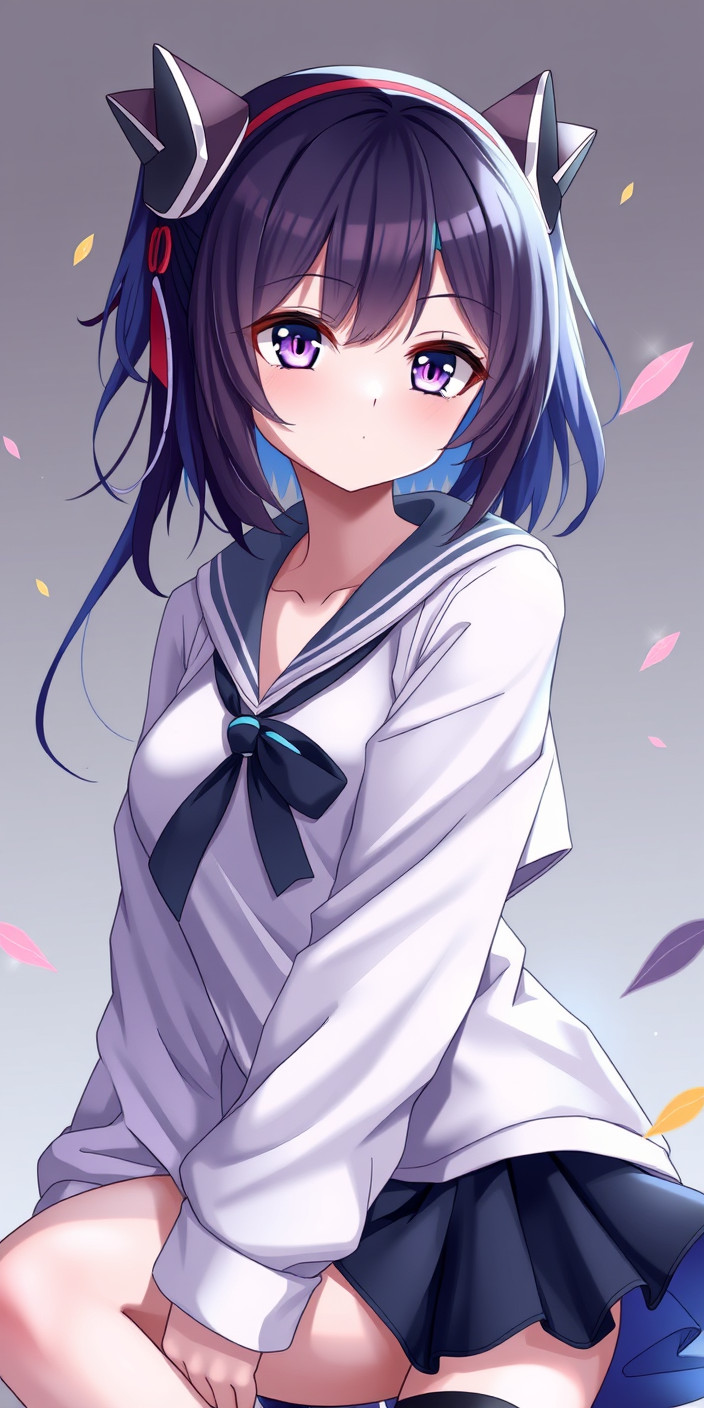 Anime gamer girl 1 Phone Wallpaper