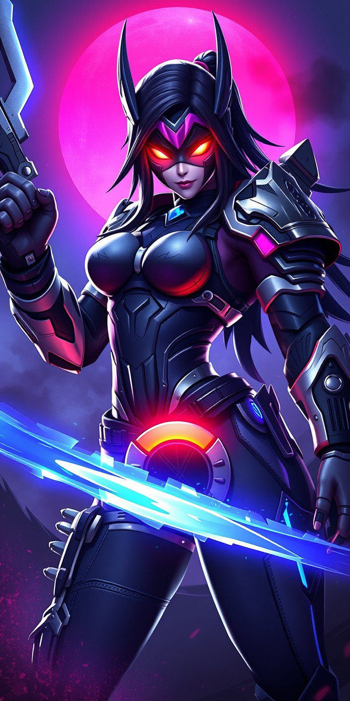 Overwatch  widowmaker 2 Phone Wallpaper