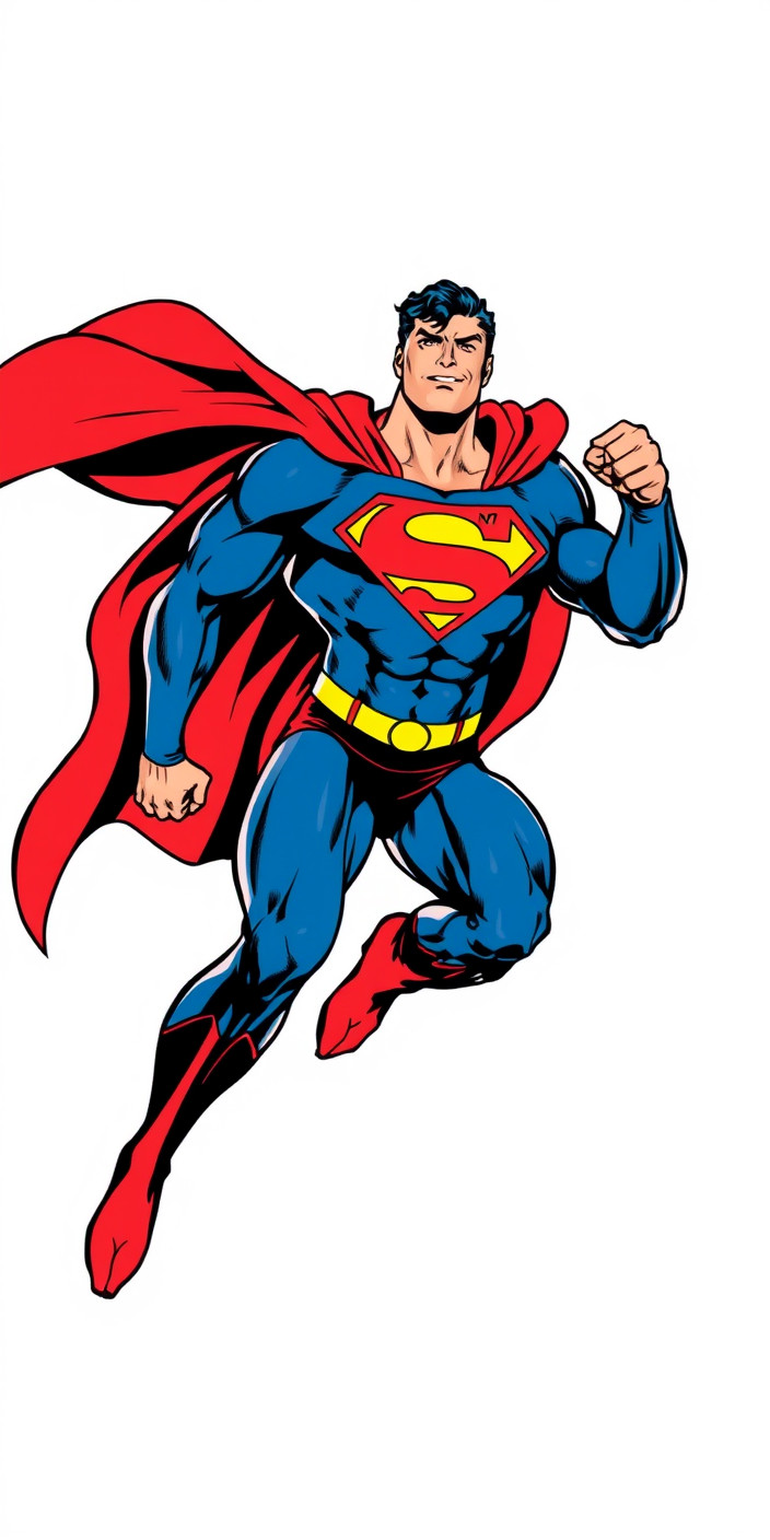 Superman comic 1 Phone Wallpaper