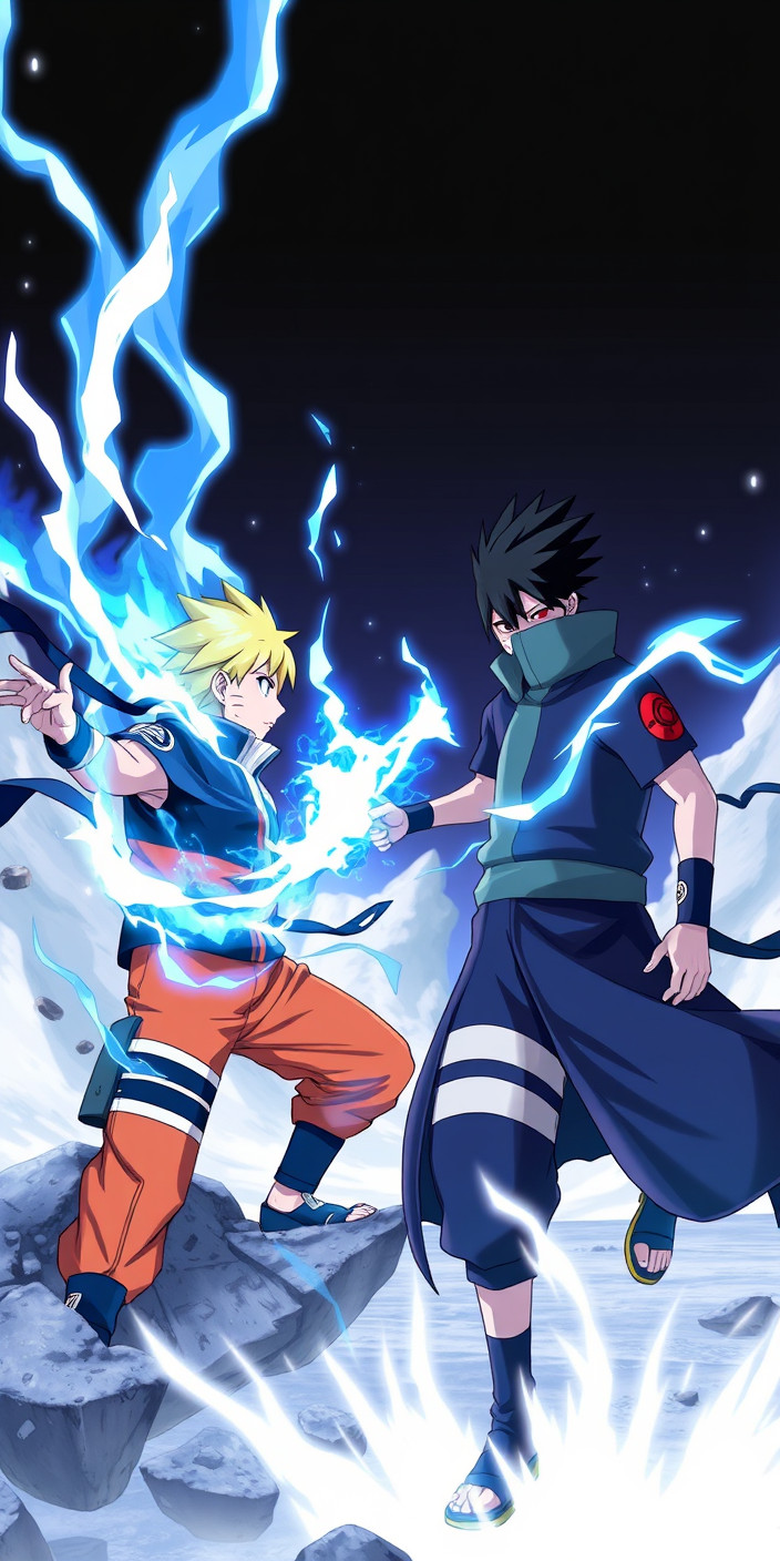 Naruto vs sasuke 4 Phone Wallpaper