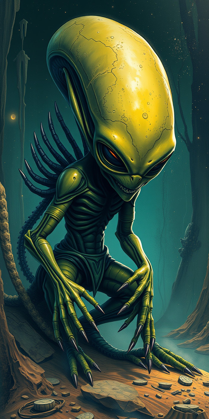 Alien 6 Phone Wallpaper