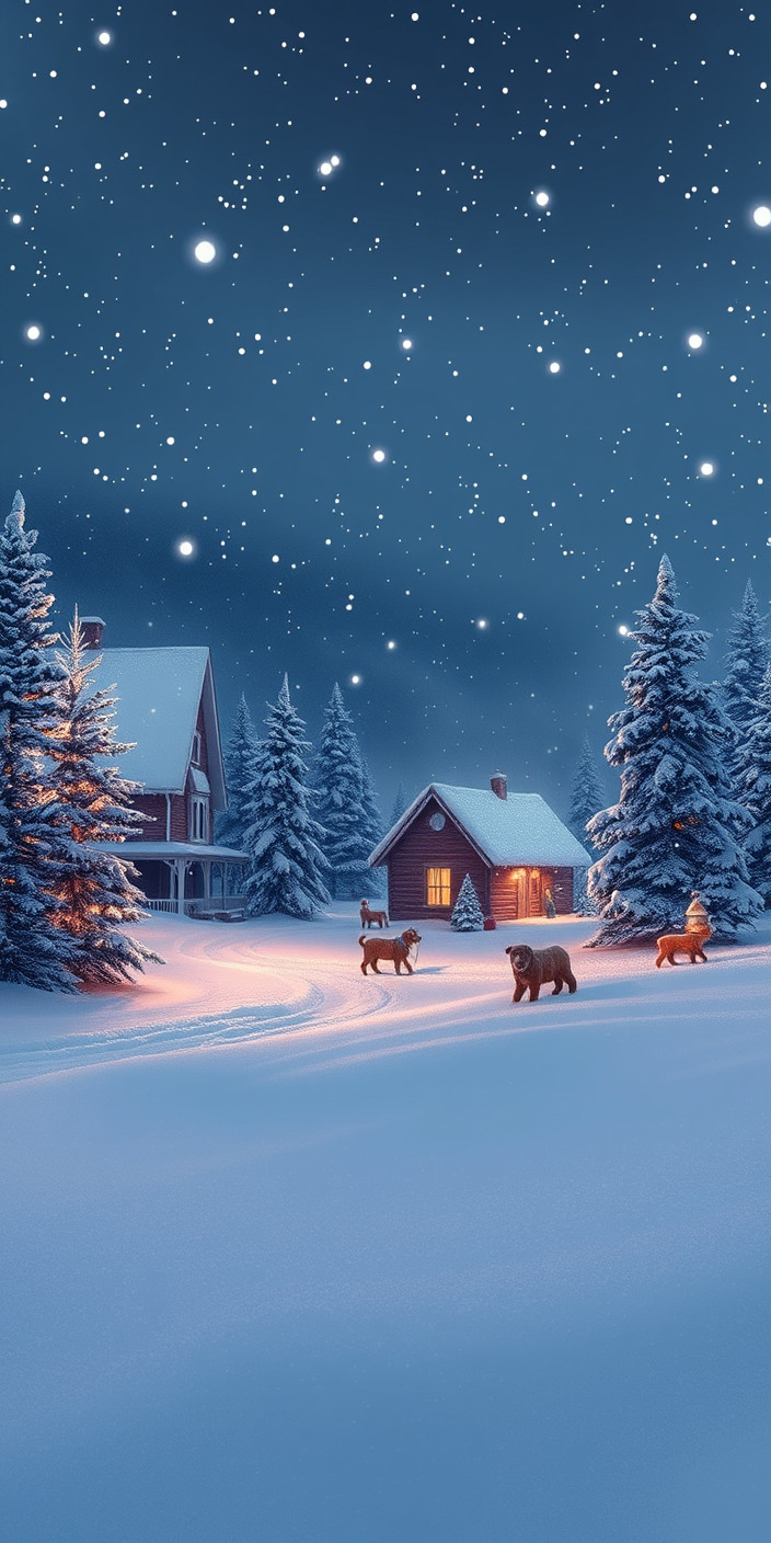 Christmas  for laptop 3 Phone Wallpaper
