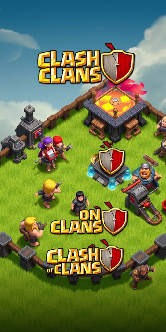 Clash of clans clash of clans 5 Phone Wallpaper