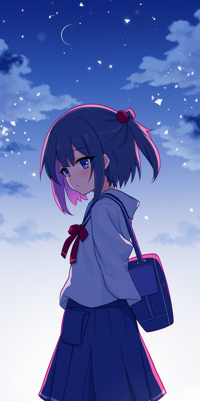 Sad anime 9 Phone Wallpaper