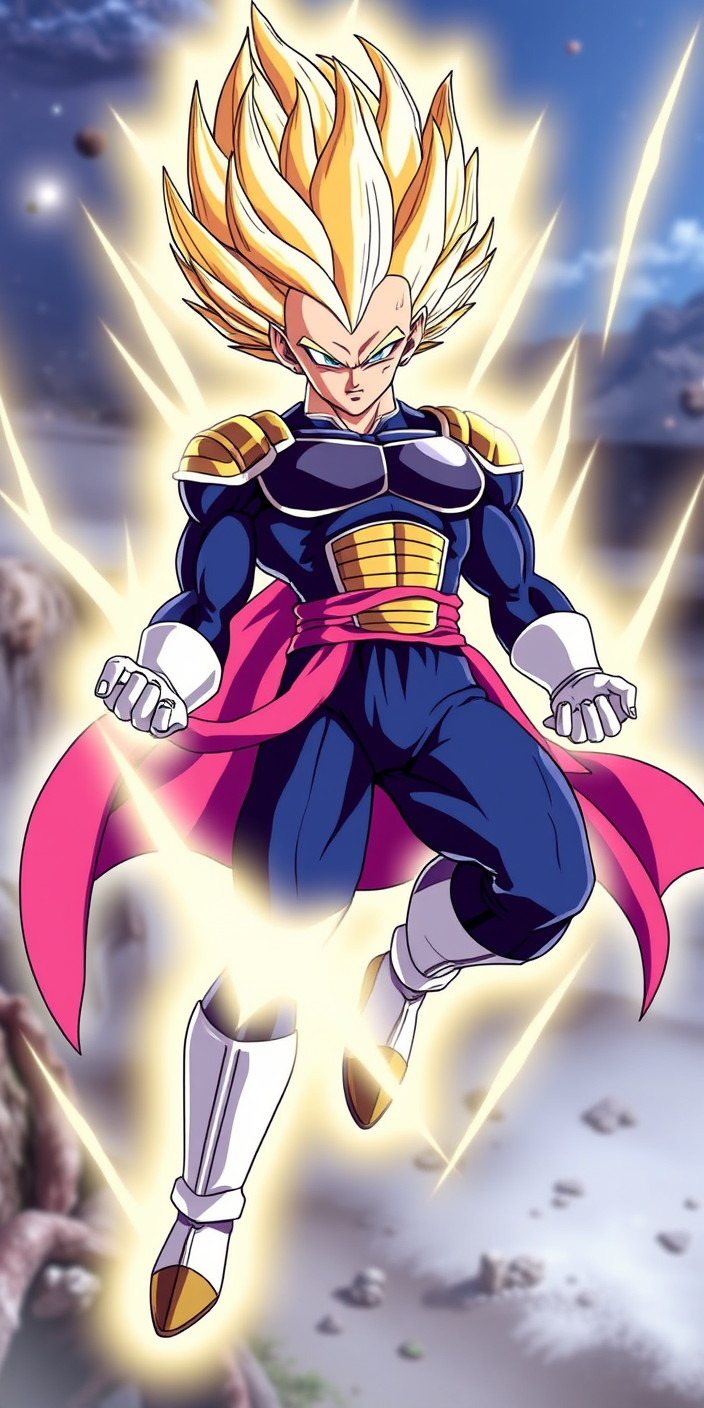 Majin vegeta 9 Phone Wallpaper