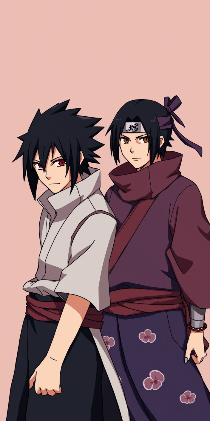 Sasuke and itachi 2 Phone Wallpaper