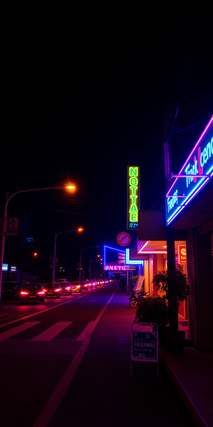 Neon lights i 2 Phone Wallpaper