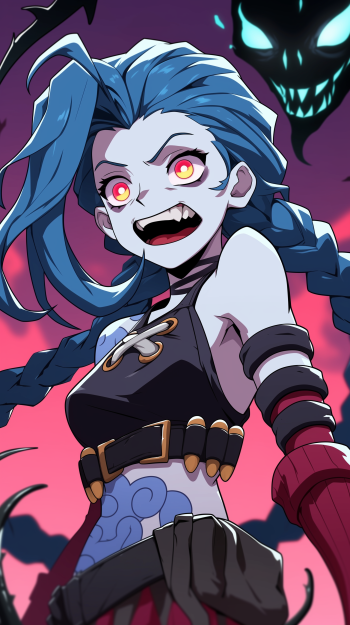 Jinx 2 Phone Wallpaper