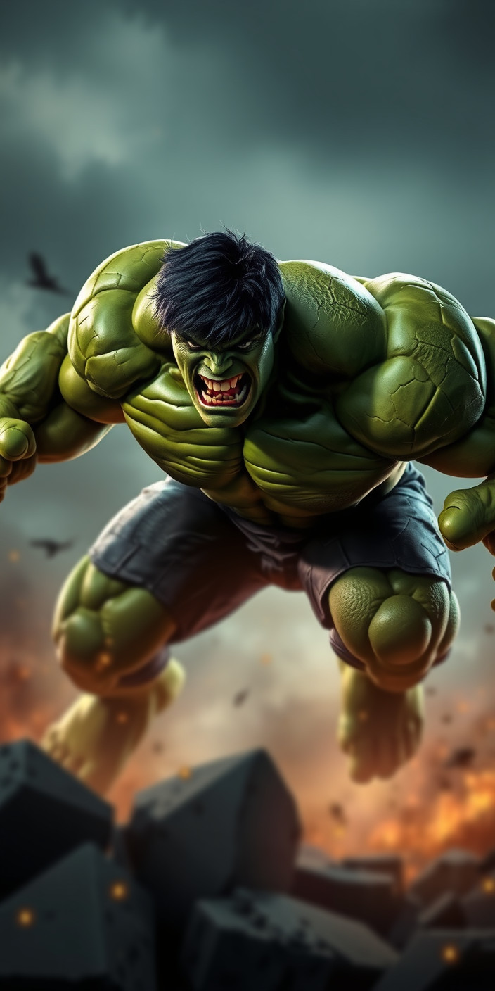 Hulk 1 Phone Wallpaper