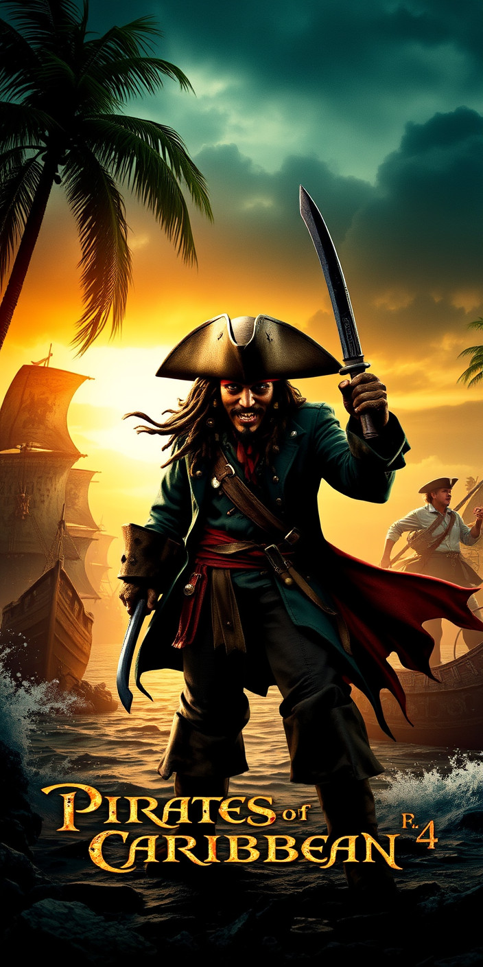 Pirates of the caribbean 5 4 Phone Wallpaper
