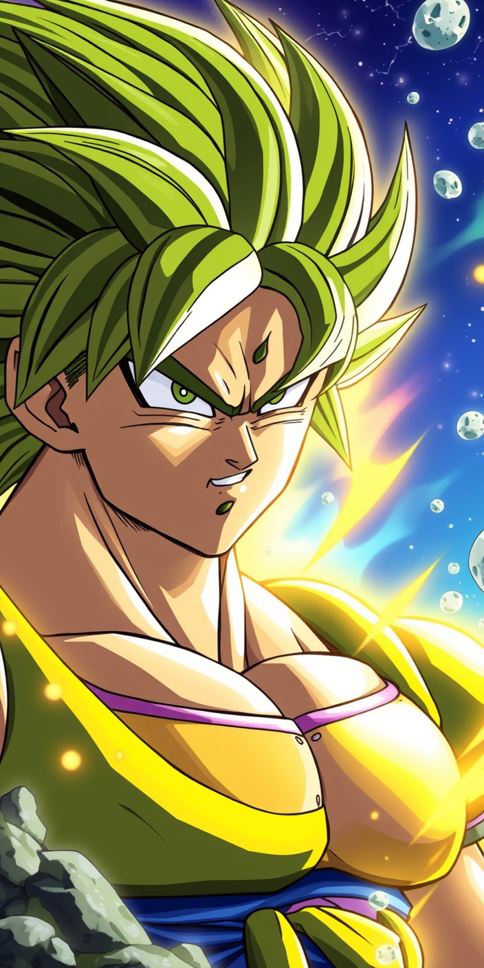 Broly  4k 3 Phone Wallpaper