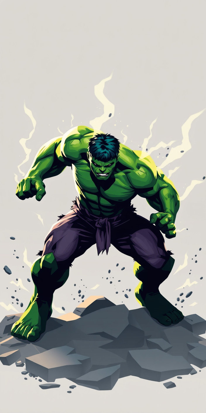 Incredible hulk 1 Phone Wallpaper