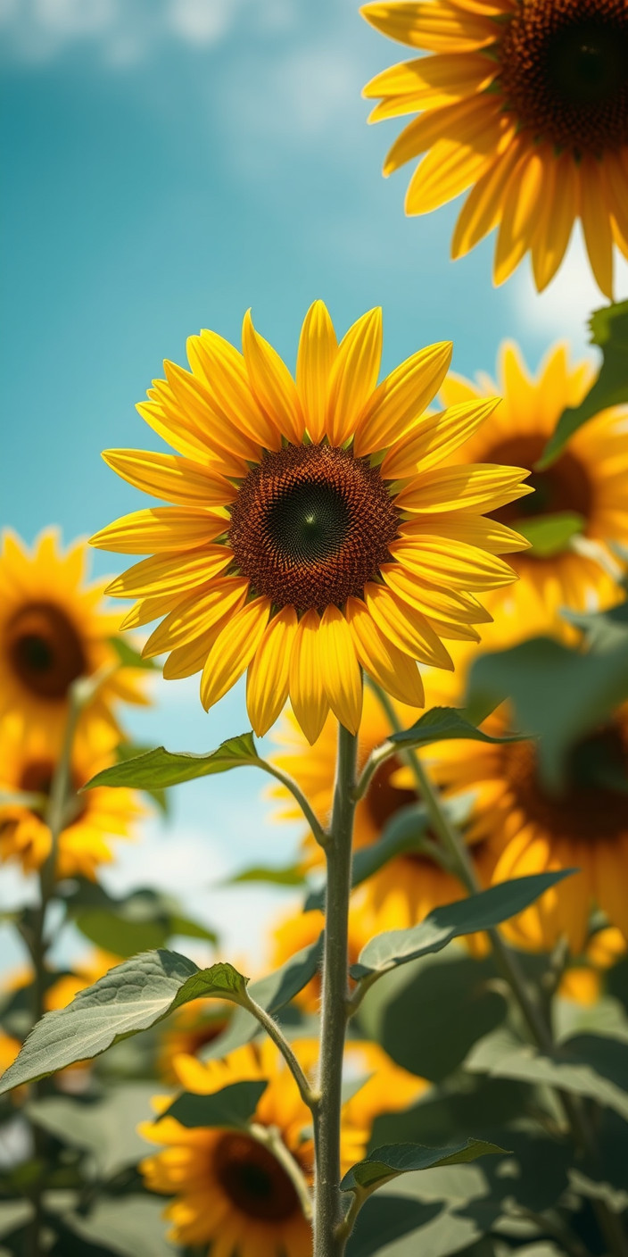 Sunflower aesthetic 9 Phone Wallpaper