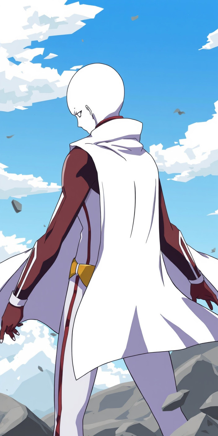 Saitama 4 Phone Wallpaper