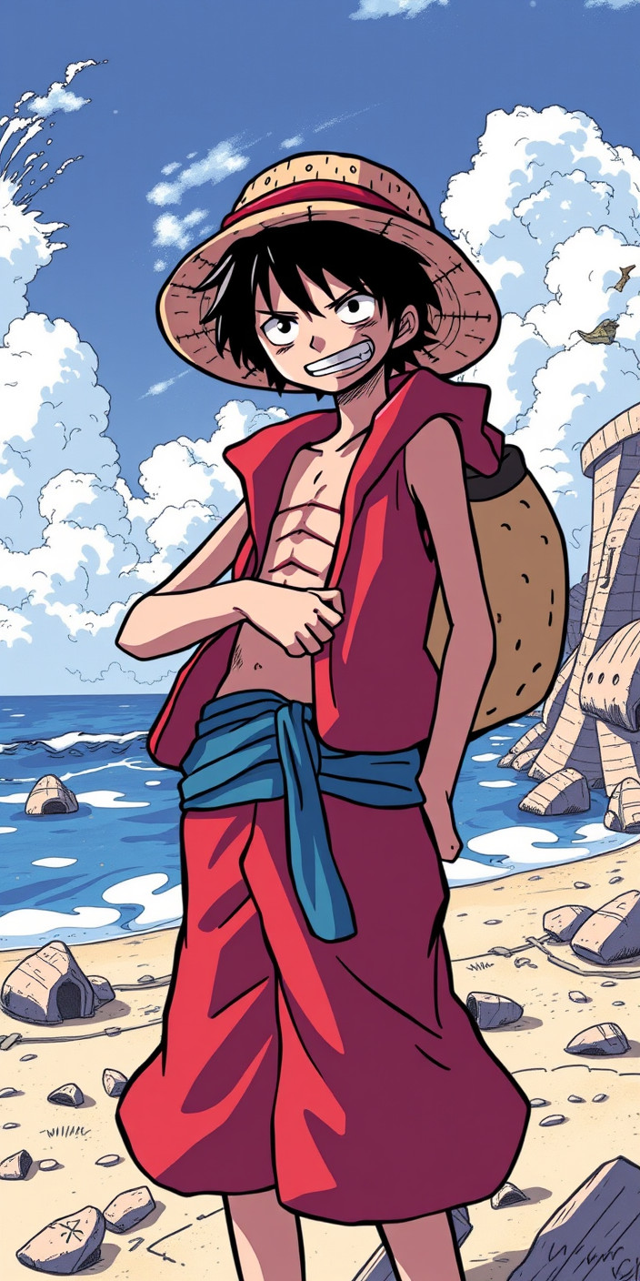 Luffy wano 3 Phone Wallpaper