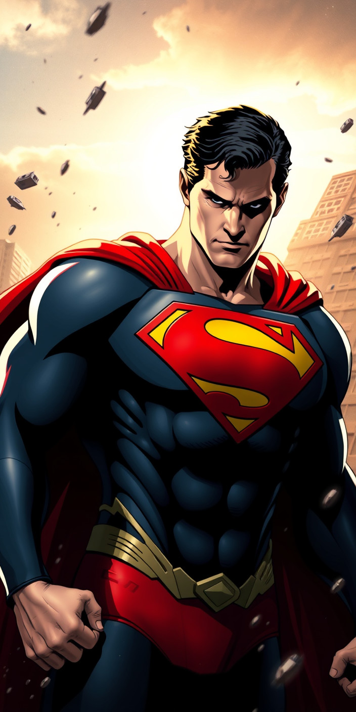 Superman 12 Phone Wallpaper