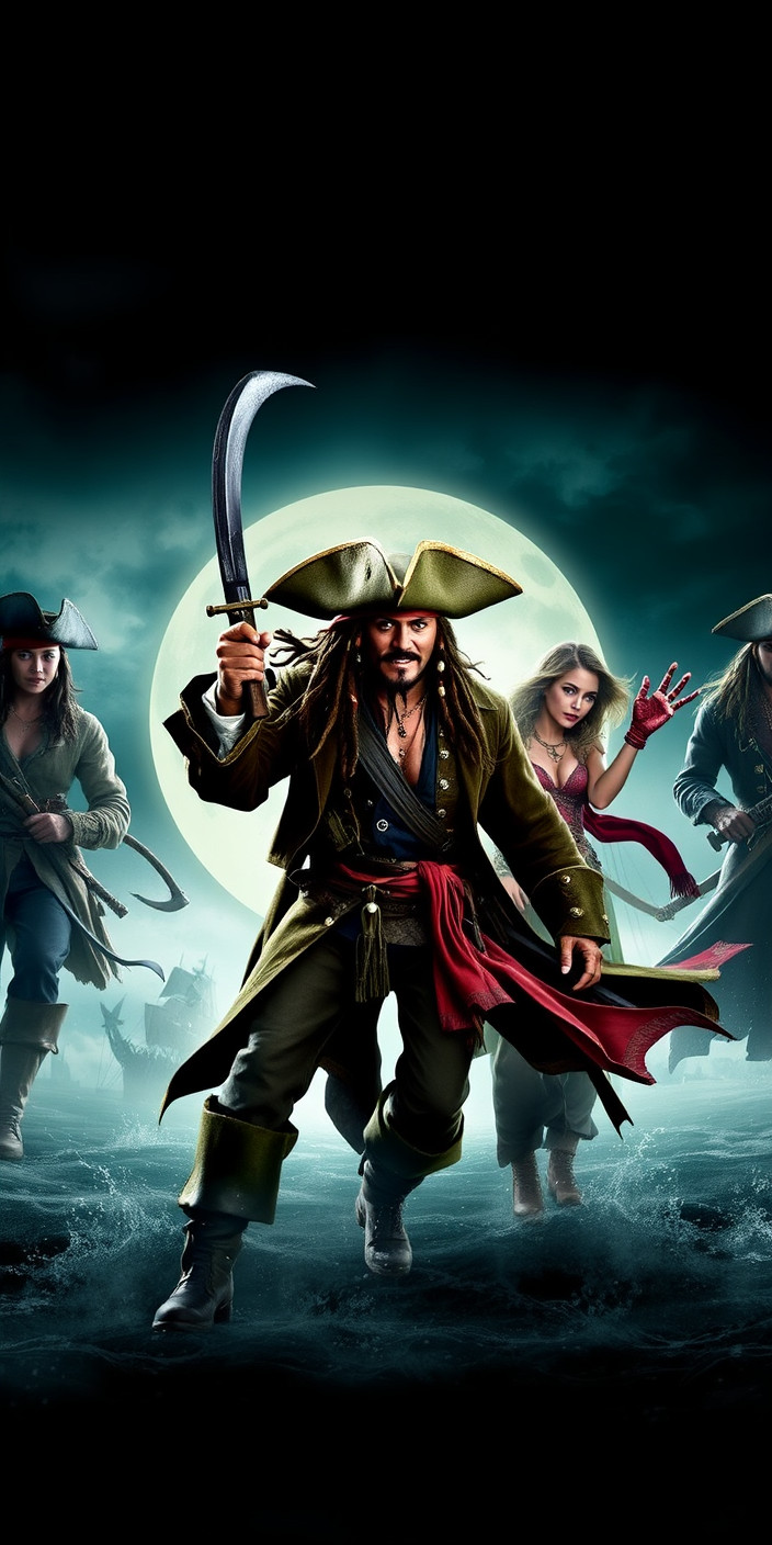Pirates of the caribbean 5 8 Phone Wallpaper