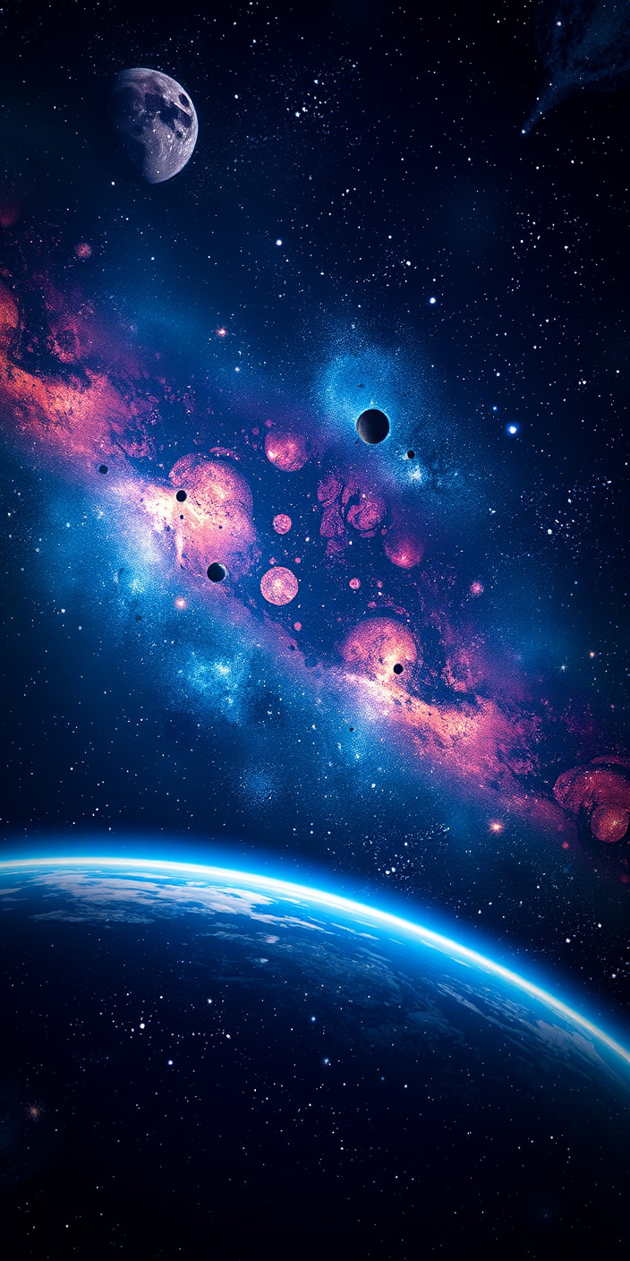 Universe 8 Phone Wallpaper