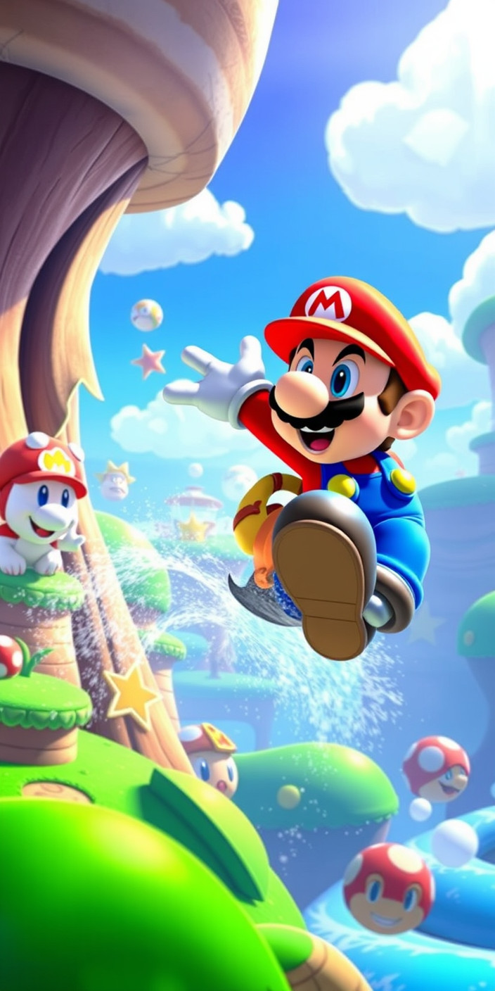 Super mario odyssey 4 Phone Wallpaper