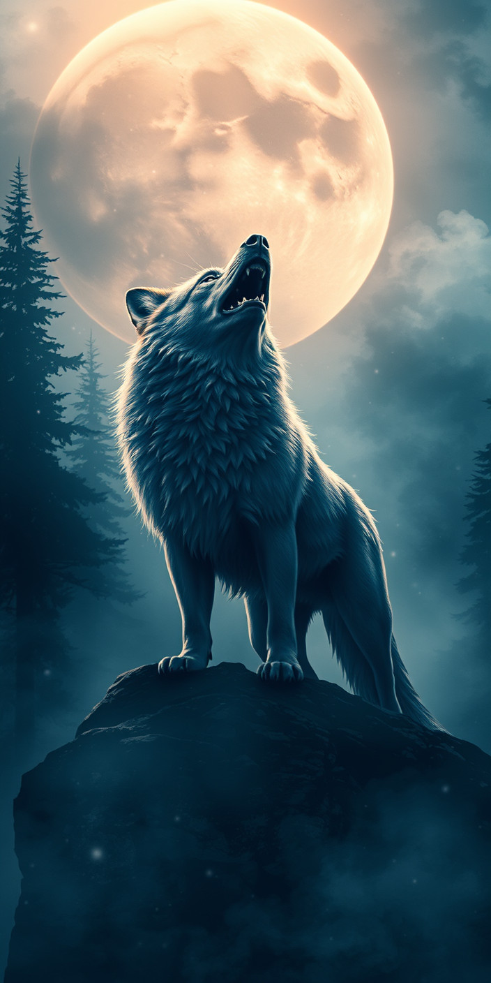Lone wolf 12 Phone Wallpaper