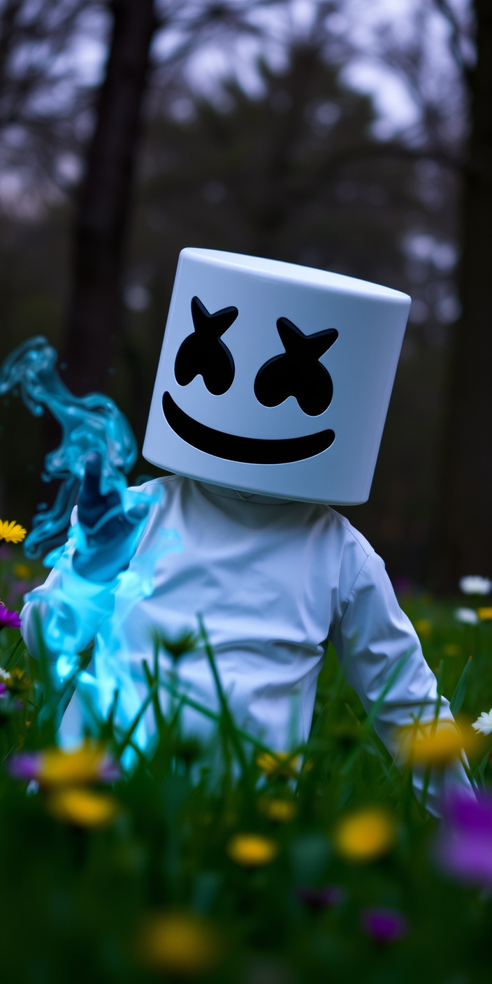 Marshmello 8 Phone Wallpaper
